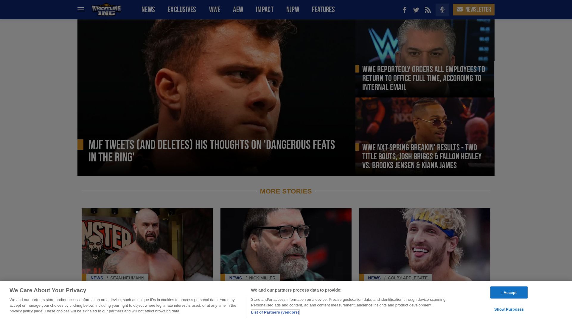 Stato del sito web wrestlinginc.com è   ONLINE