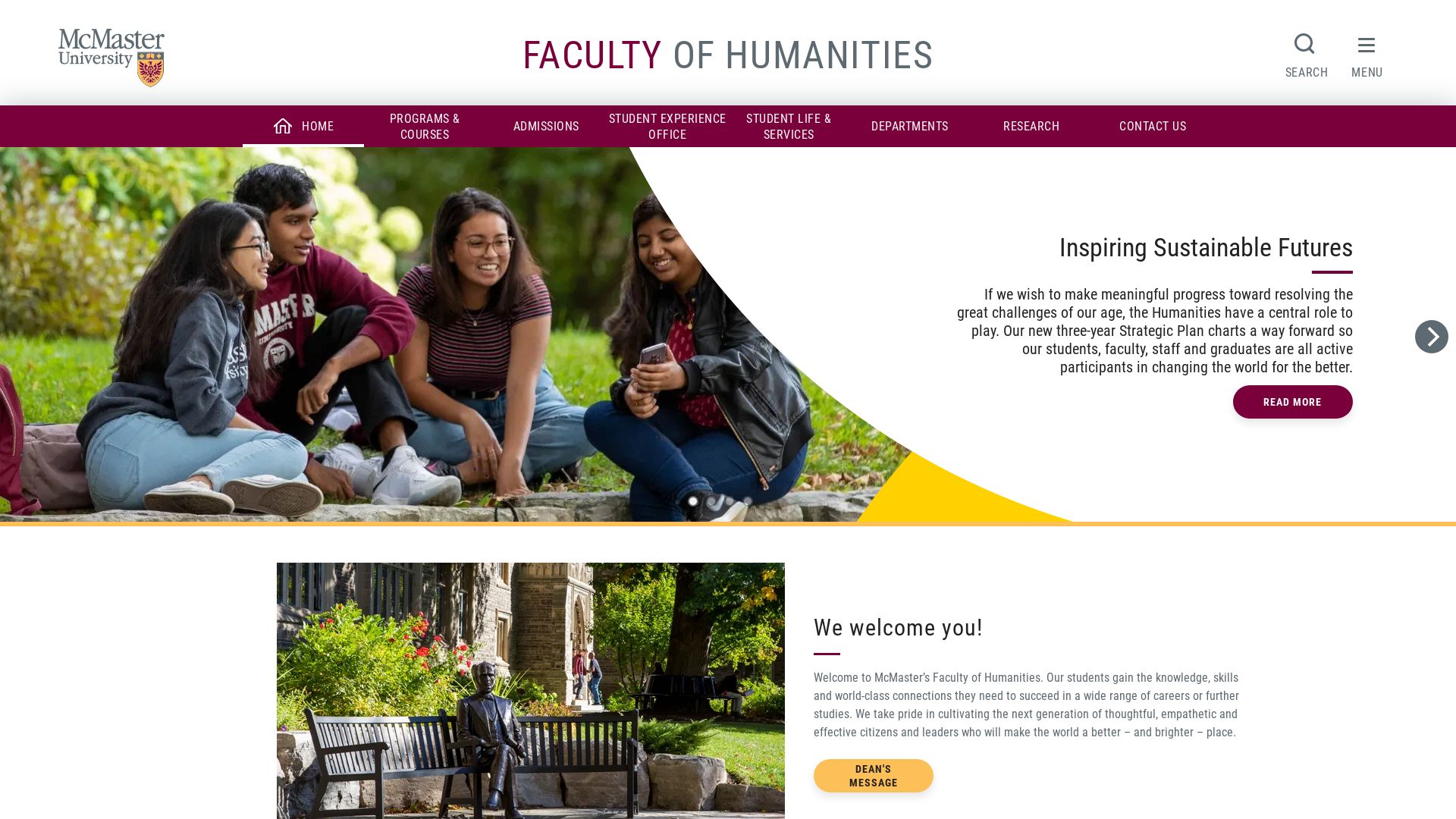 Stato del sito web www.humanities.mcmaster.ca è   ONLINE
