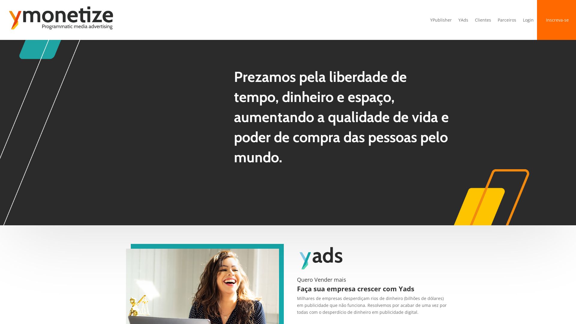 Stato del sito web ymonetize.com è   ONLINE