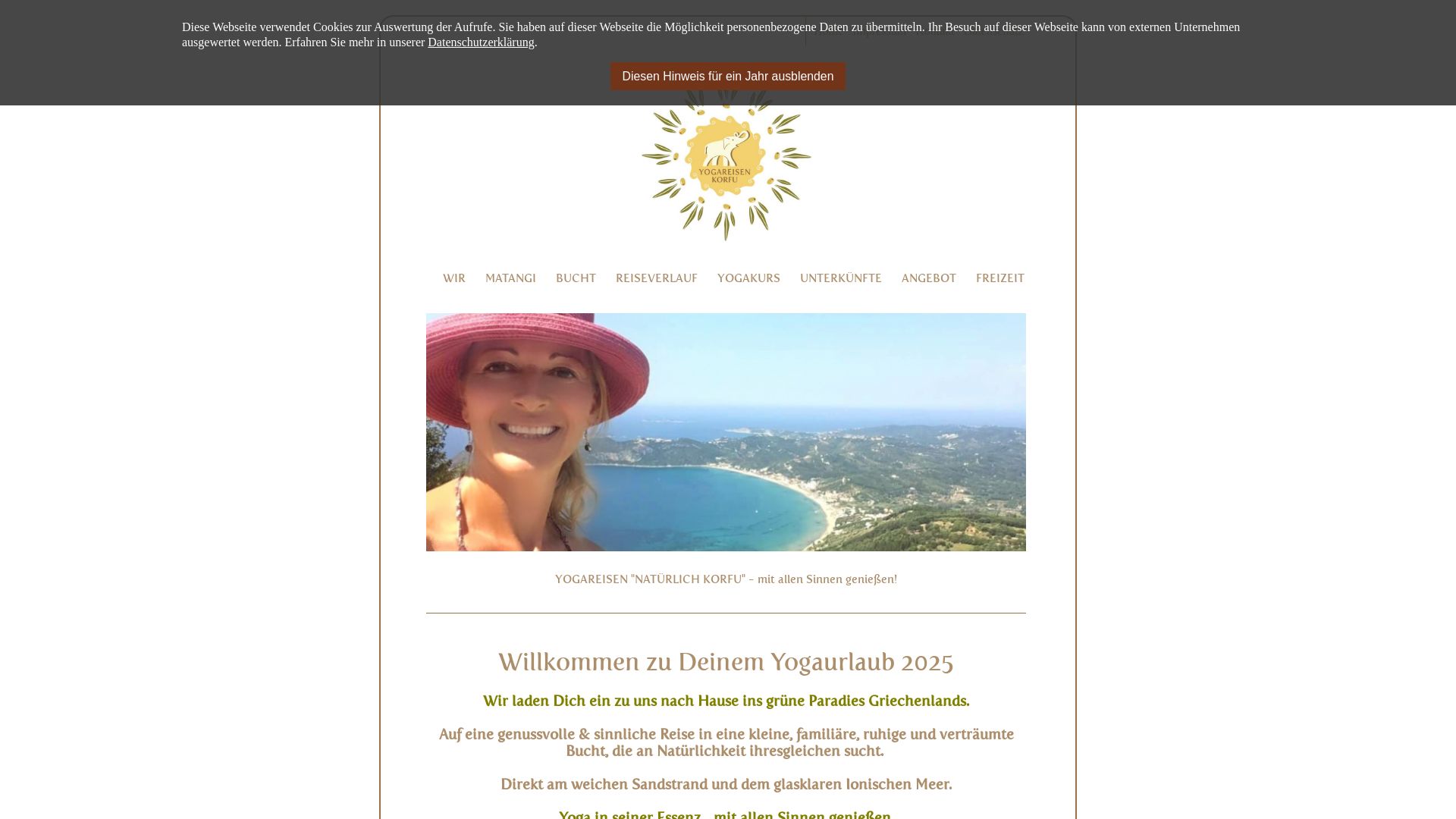 Stato del sito web yogareisen-korfu.de è   ONLINE