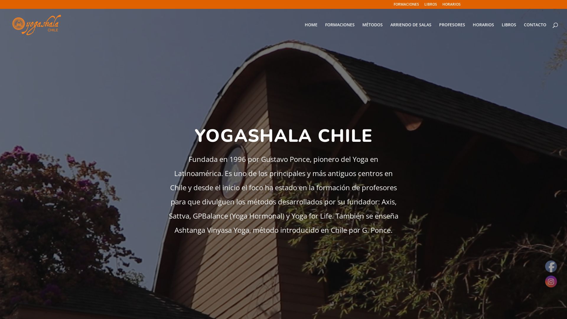 Stato del sito web yogashala.cl è   ONLINE