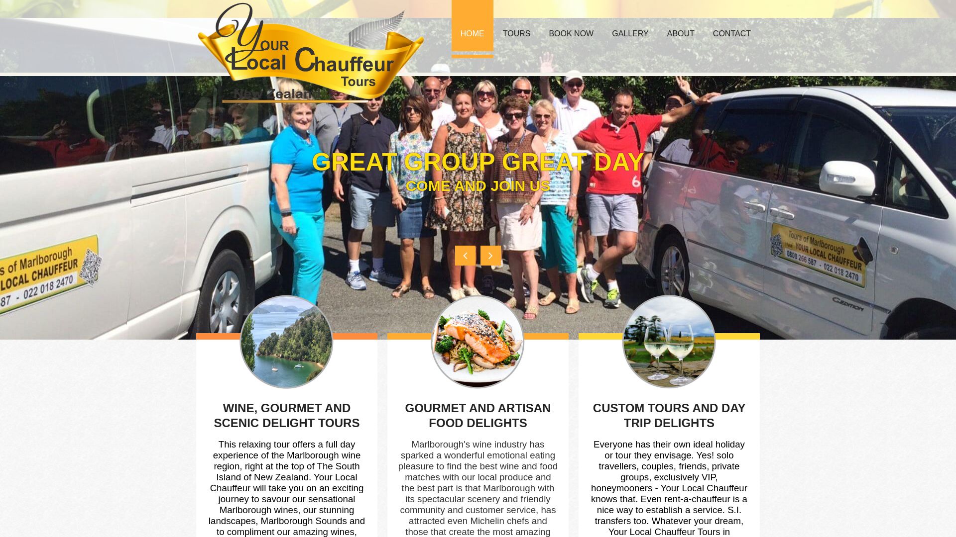 Stato del sito web yourlocalchauffeur.co.nz è   ONLINE